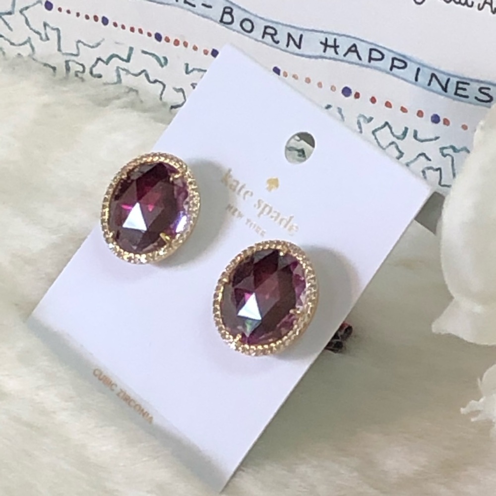 NWT KATE SPADE ♠️ SHE HAS SPARK EARRINGS - Picture 2 of 9